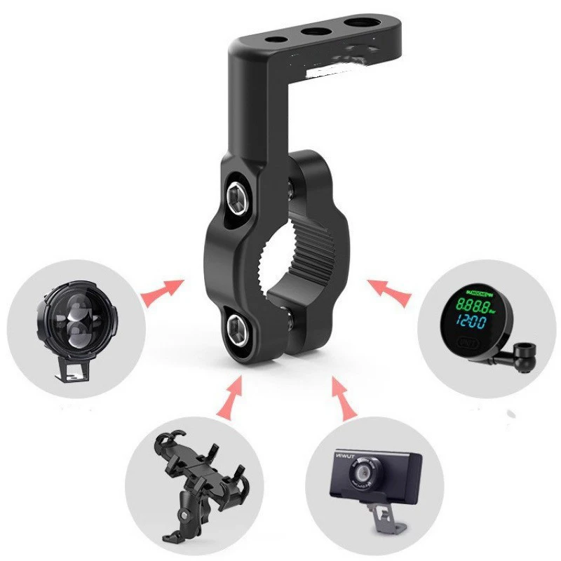 Aluminum Multifunctional Universal Motorcycle Handlebar Extension Bracket Multifunctional Phone GPS Navigation Mount
Aluminum Multifunctional Universal Motorcycle Handlebar Extension Bracket Multifunctional Phone GPS Navigation Mount