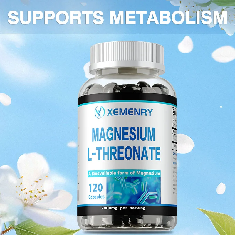 Magnesium L-Threonate Capsules - Support Brain Health, Improve Immunity, Promote Sleep, and Relieve Fatigue
Magnesium L-Threonate Capsules - Support Brain Health, Improve Immunity, Promote Sleep, and Relieve Fatigue