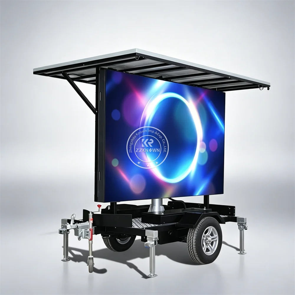 Solar LED Digital Advertising Trailer Mobile Billboard Screen Truck Outdoor Event Promotion Display Trailer With Control
Solar LED Digital Advertising Trailer Mobile Billboard Screen Truck Outdoor Event Promotion Display Trailer With Control