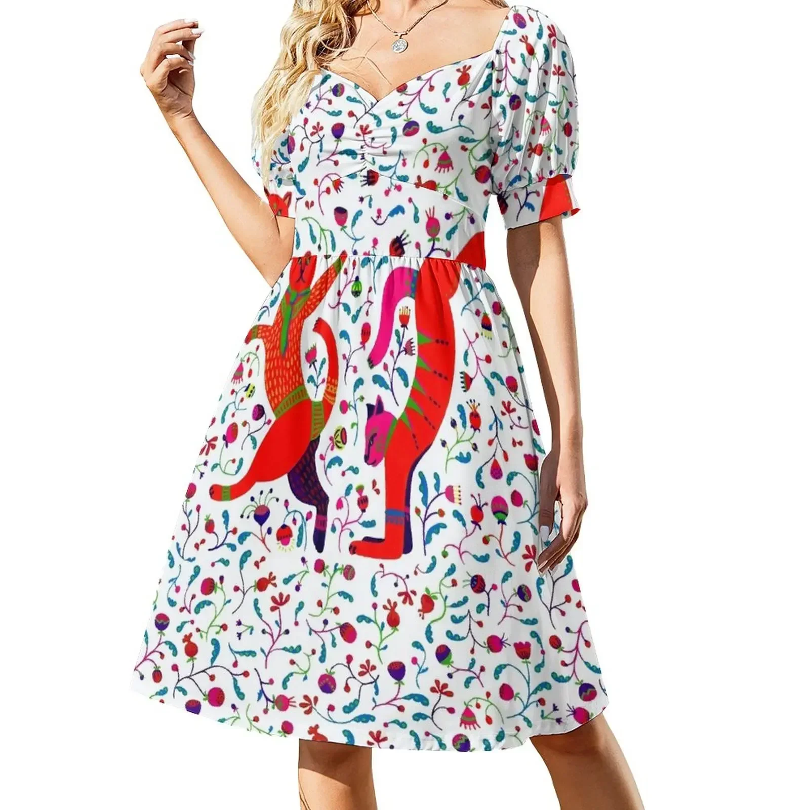 Swing cats Short-Sleeved Dress Party dresses evening dress ladies dress for women 2025
Swing cats Short-Sleeved Dress Party dresses evening dress ladies dress for women 2025