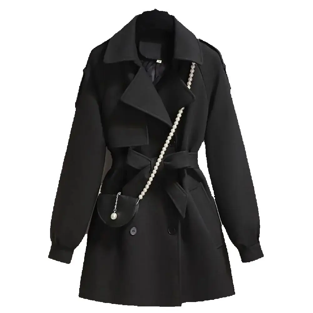 Black Short Slim Temperament Woolen Coat Female Autumn And Winter 2024 New Fashion Stitching Cotton Warmwindbreaker Female。
Black Short Slim Temperament Woolen Coat Female Autumn And Winter 2024 New Fashion Stitching Cotton Warmwindbreaker Female。