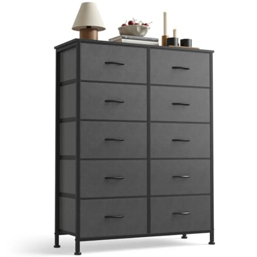 10 Drawer Drer, Tall Fabric Drer for Bedroom, Storage Tower with Bins Chest Organizer Unit for Closet, Hallway, Steel Frame Woo
10 Drawer Drer, Tall Fabric Drer for Bedroom, Storage Tower with Bins Chest Organizer Unit for Closet, Hallway, Steel Frame Woo