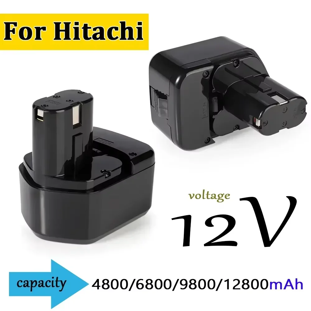 NI-CD 12V Battery High Quality 12800mAh for Hitachi EB1214S 12V EB1220BL EB1212S WR12DMR CD4D DH15DV C5D , DS 12DVF3
NI-CD 12V Battery High Quality 12800mAh for Hitachi EB1214S 12V EB1220BL EB1212S WR12DMR CD4D DH15DV C5D , DS 12DVF3
