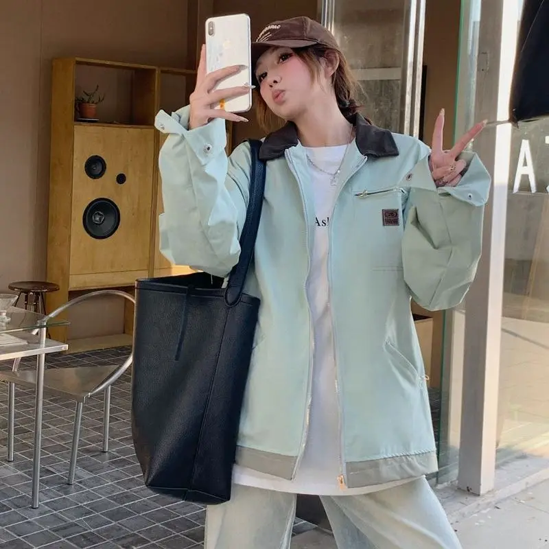Laid-back American Style Loose Fit Jacket Women's Casual Wear Autumn Winter 2025 Slimming Effect Outerwear Top
Laid-back American Style Loose Fit Jacket Women's Casual Wear Autumn Winter 2025 Slimming Effect Outerwear Top
