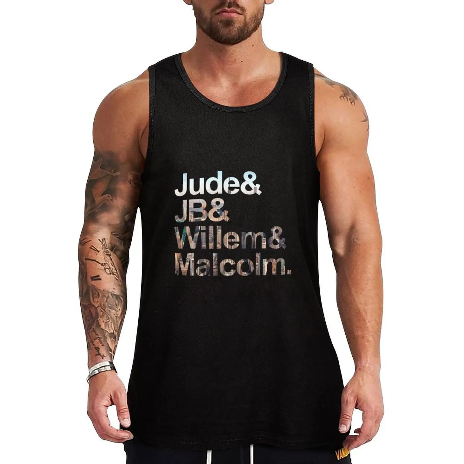 Jude&JB&Willem&Malcolm (day) Tank Top Jogging Tank Top Quick Dry Breathable Sleeveless Shirt
Jude&JB&Willem&Malcolm (day) Tank Top Jogging Tank Top Quick Dry Breathable Sleeveless Shirt
