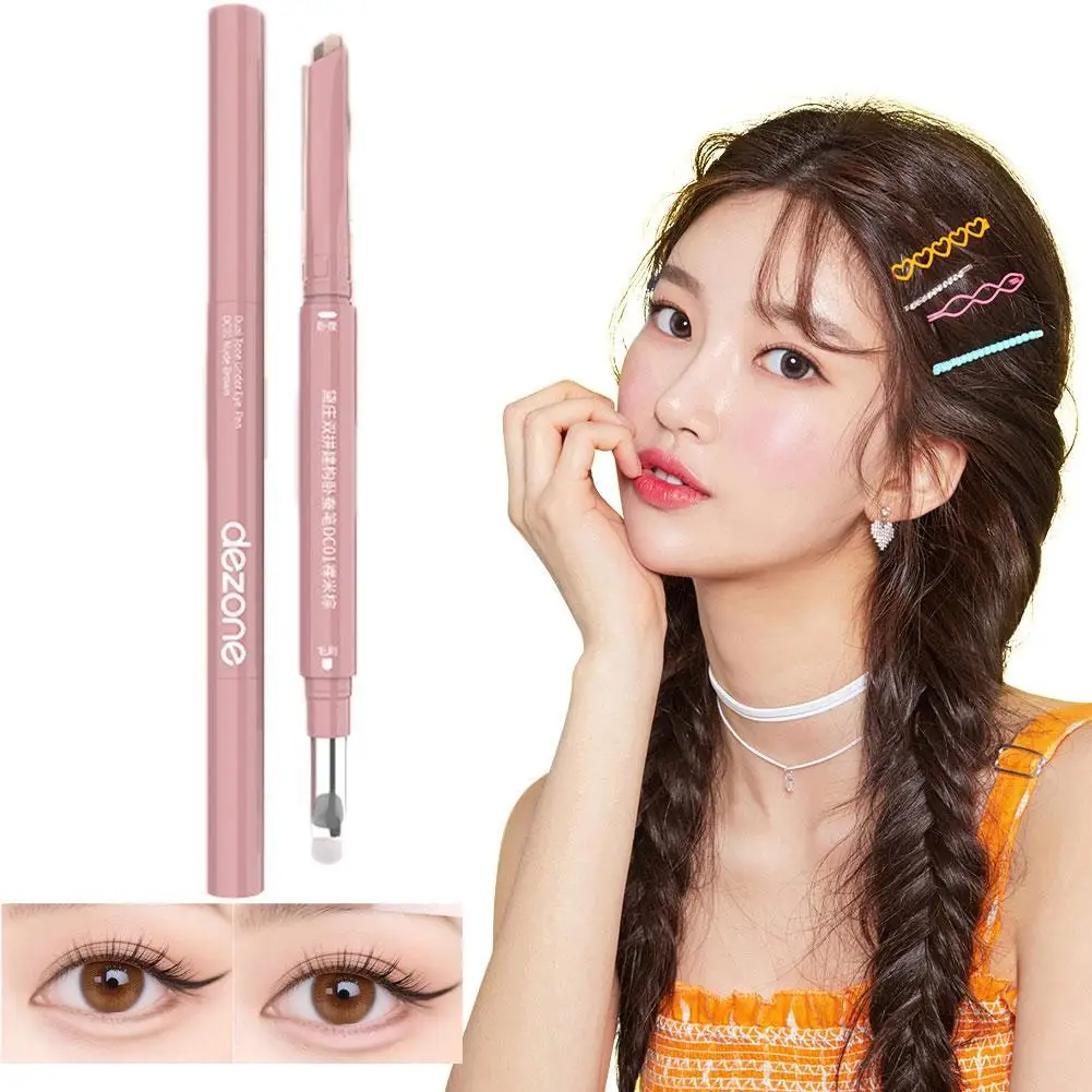 Double-end Lying Silkworm Eyeliner Pencil Diamond Glitter Pen Brightening Cream Shadow Highligher Makeup
Double-end Lying Silkworm Eyeliner Pencil Diamond Glitter Pen Brightening Cream Shadow Highligher Makeup