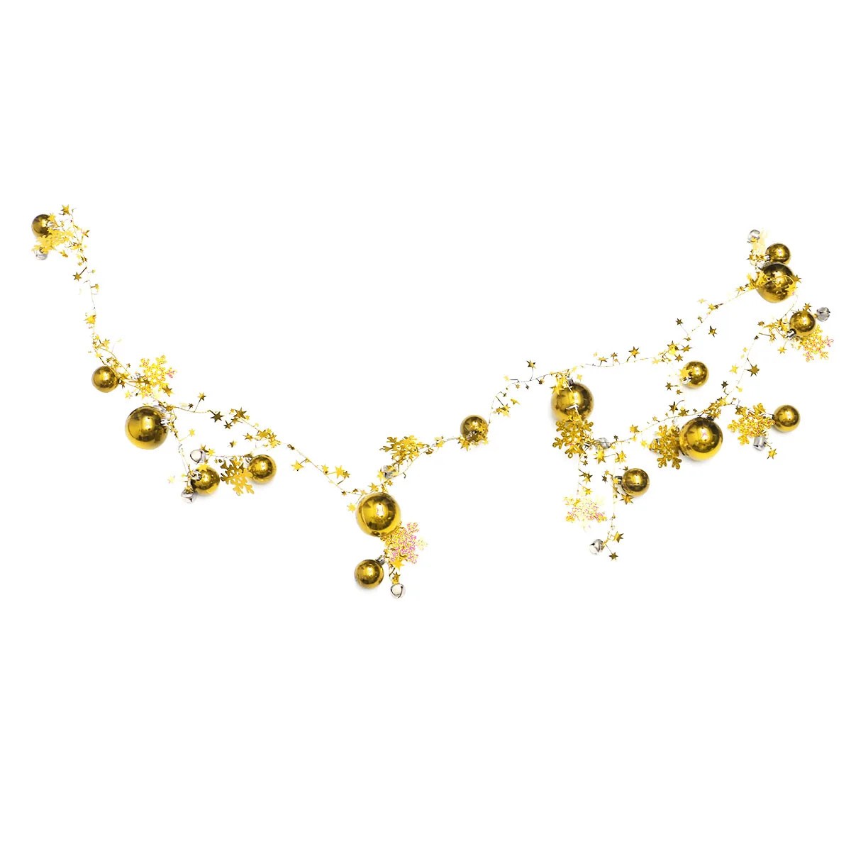Plastic Bell Ball String Christmas Ornaments Garland Mini Decorative Hanging Chain Lightweight Festive Balls Accessories
Plastic Bell Ball String Christmas Ornaments Garland Mini Decorative Hanging Chain Lightweight Festive Balls Accessories