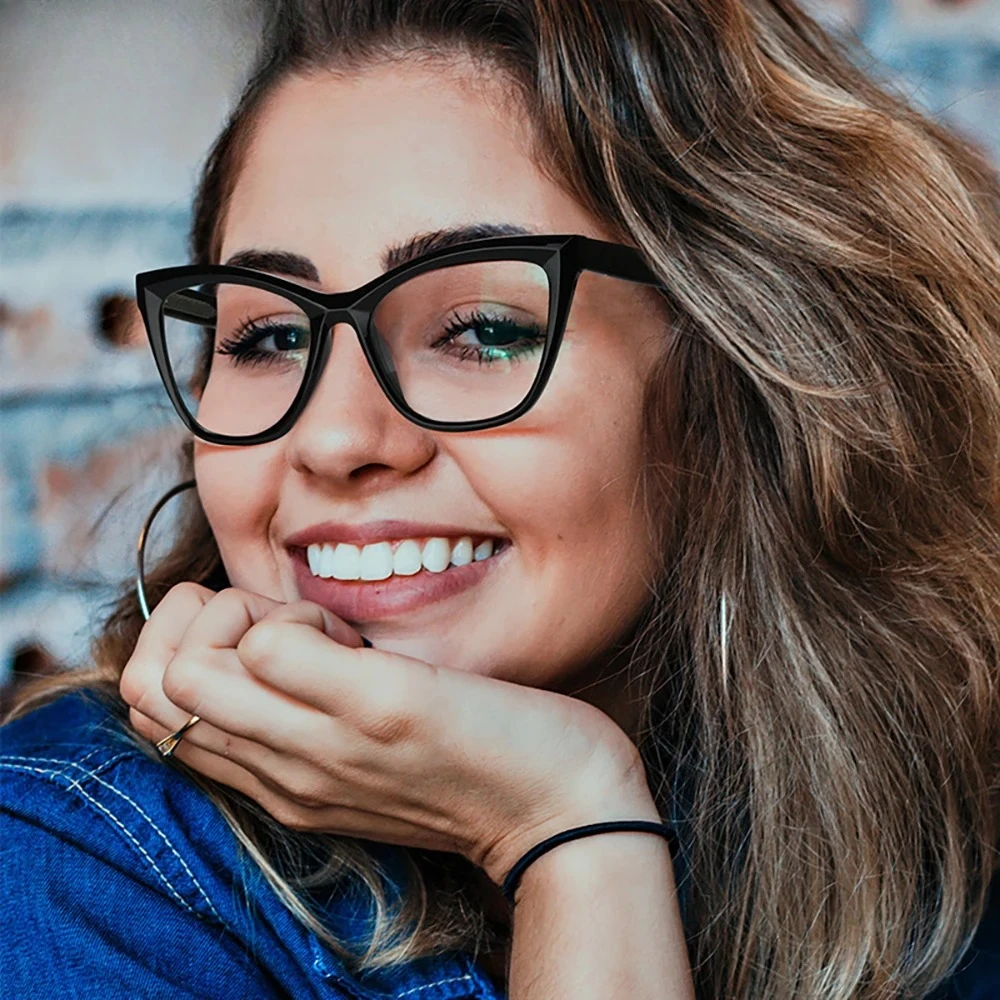 OLLYMURS TR90 Cat Eye Anti Blue Ray Reading Glasses Women Myopia Photochromic Oversize Eyeglasses Hyperopia Prescription Glasse
OLLYMURS TR90 Cat Eye Anti Blue Ray Reading Glasses Women Myopia Photochromic Oversize Eyeglasses Hyperopia Prescription Glasse