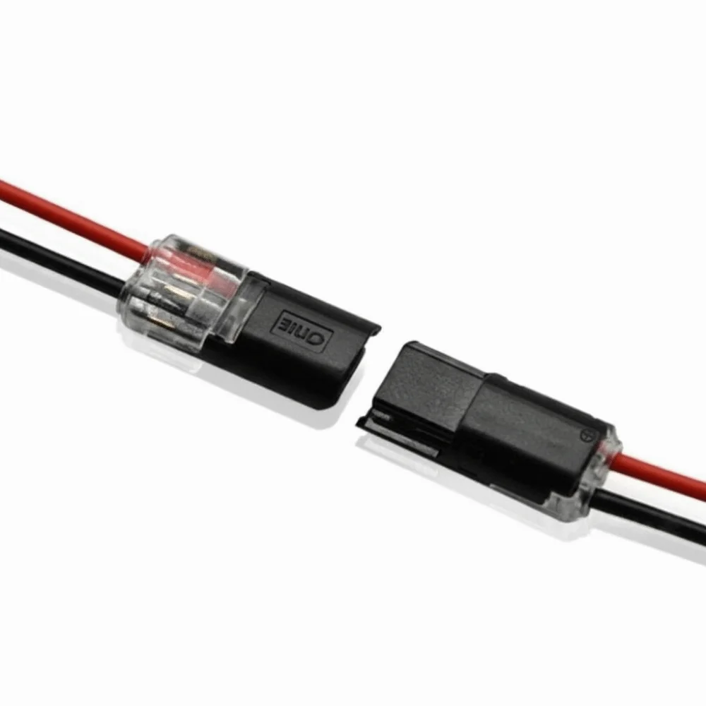 2pin Pluggable Wire Connector 18-24AWG Non Stripping Spring Scotch Lock 22-20AWG Solderfree Crimp Terminal Block
2pin Pluggable Wire Connector 18-24AWG Non Stripping Spring Scotch Lock 22-20AWG Solderfree Crimp Terminal Block