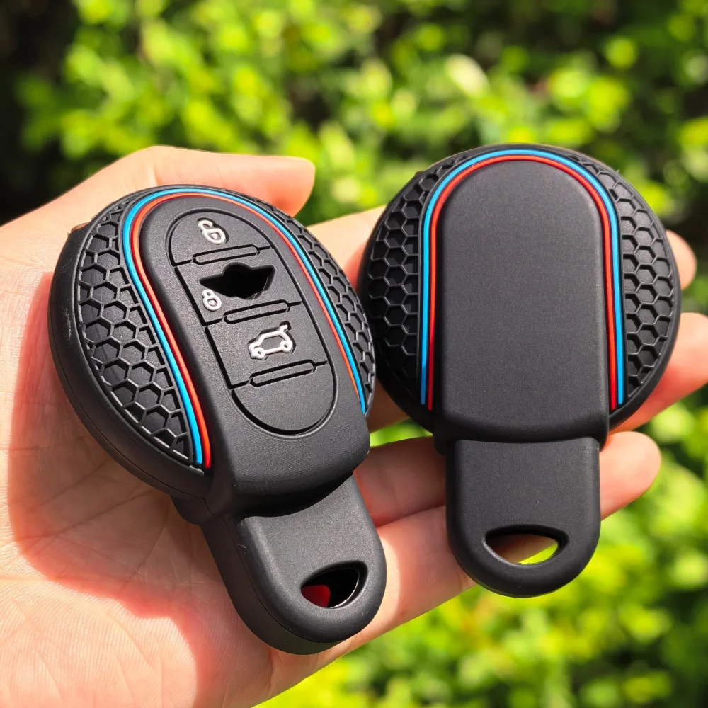 Silicone Car Remote Key Case Cover Shell for BMW Mini Cooper JCW F54 F55 F56 F57 F60 Clubman Countryman Auto Key Fob Keychain
Silicone Car Remote Key Case Cover Shell for BMW Mini Cooper JCW F54 F55 F56 F57 F60 Clubman Countryman Auto Key Fob Keychain