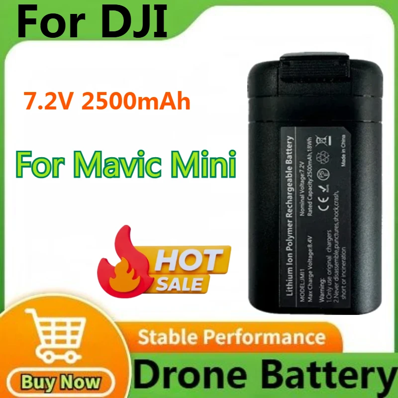 2500mAh Battery for DJI Mavic Mini Battery 30 Minute Flight Time Drone Intelligent Flight Battery Accessories New in Stock 
2500mAh Battery for DJI Mavic Mini Battery 30 Minute Flight Time Drone Intelligent Flight Battery Accessories New in Stock