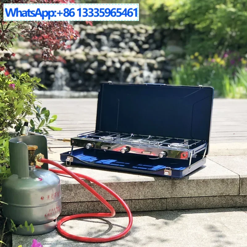 American Portable RV Gas Stove Self-driving Tour Double Head Propane Liquefied Oven
American Portable RV Gas Stove Self-driving Tour Double Head Propane Liquefied Oven
