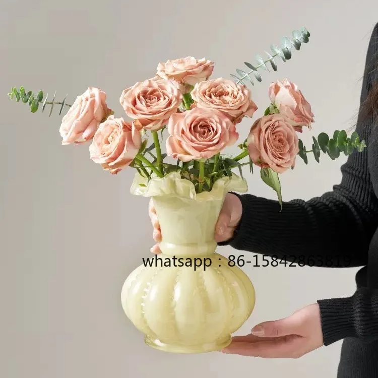 Medieval Fenton Vase Light Luxury Glass Vase Home Hydroponics Flowers Desktop Decoration
Medieval Fenton Vase Light Luxury Glass Vase Home Hydroponics Flowers Desktop Decoration