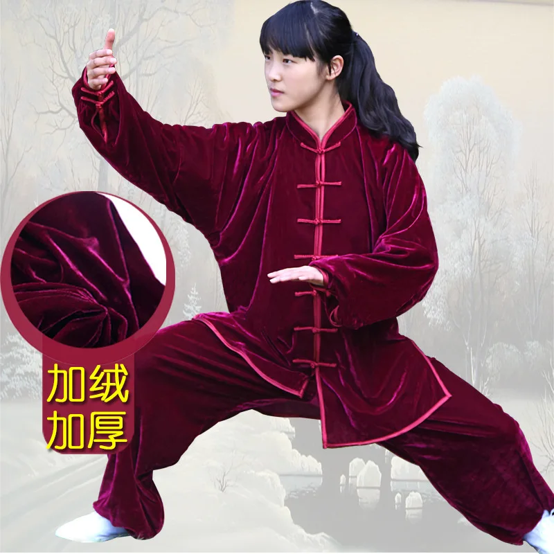 Chinese Martial Arts Performance Tai Uniform Gong fu Wushu Suit Taiji Clothing Women's Velvet Men's Exercise Thickened
Chinese Martial Arts Performance Tai Uniform Gong fu Wushu Suit Taiji Clothing Women's Velvet Men's Exercise Thickened