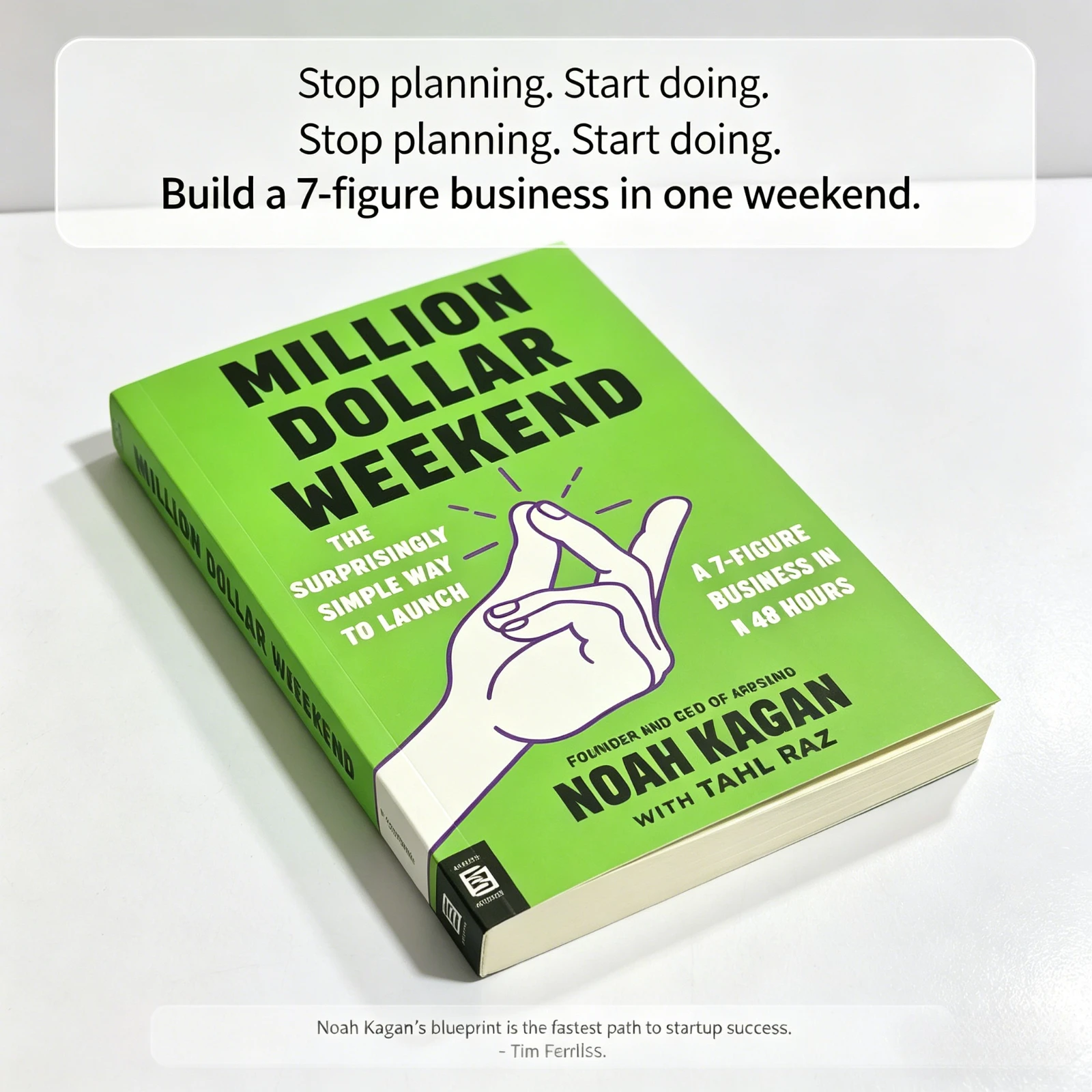 Million Dollar Weekend By Noah Kagan Business Entrepreneurship Startup Launch Guide Book
Million Dollar Weekend By Noah Kagan Business Entrepreneurship Startup Launch Guide Book