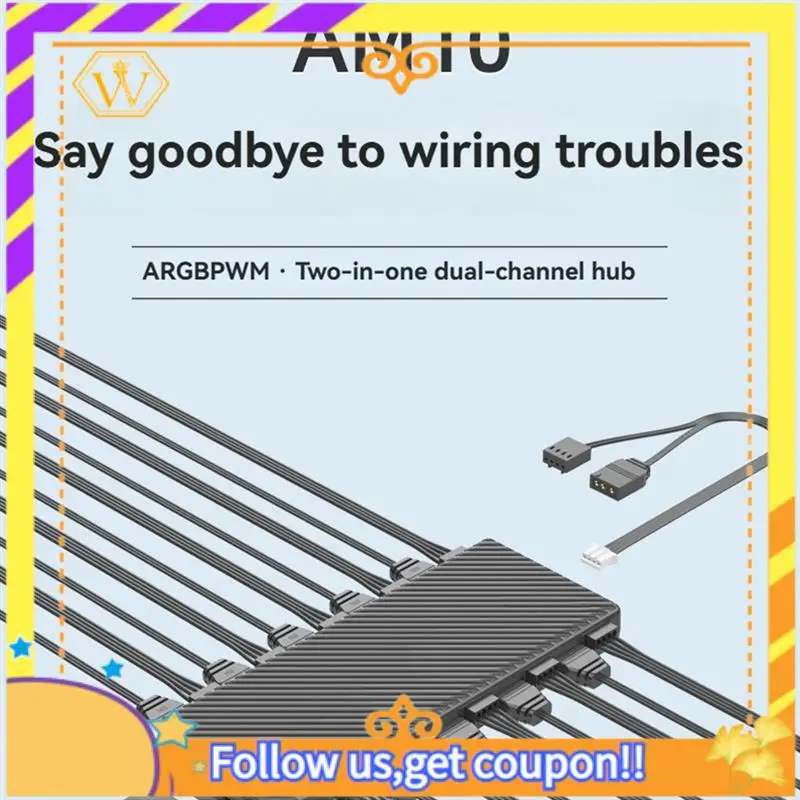Новейший концентратор ARGB/PWM, два порта расширения, контроллер ARGB 2 в 1, адаптер-концентратор для вентилятора корпуса A
Новейший концентратор ARGB/PWM, два порта расширения, контроллер ARGB 2 в 1, адаптер-концентратор для вентилятора корпуса A