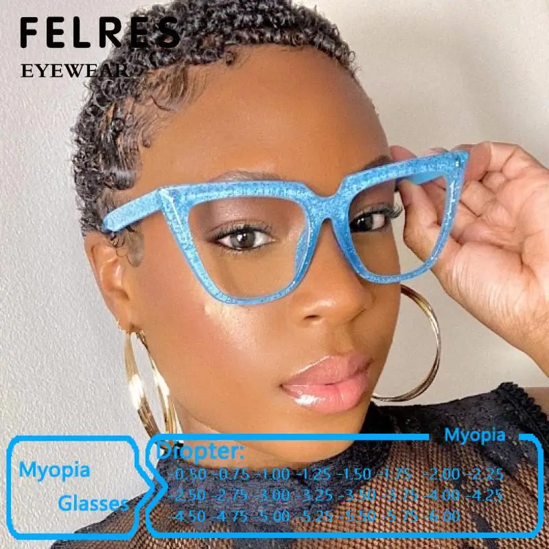 Trendy Colorful Cat Eyes Office Anti Blue Light Computer Prescription Glasses Lady Myopia Eyeglasses Vintage Spectacles Frame
Trendy Colorful Cat Eyes Office Anti Blue Light Computer Prescription Glasses Lady Myopia Eyeglasses Vintage Spectacles Frame