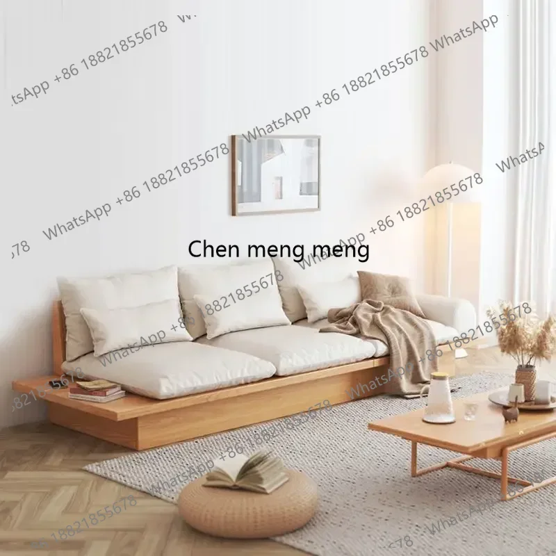 E182 Japanese Style Sofa with Solid Wood Frame, Minimalist Storage, Small Unit Size, Three Person Platform, Living Room
E182 Japanese Style Sofa with Solid Wood Frame, Minimalist Storage, Small Unit Size, Three Person Platform, Living Room
