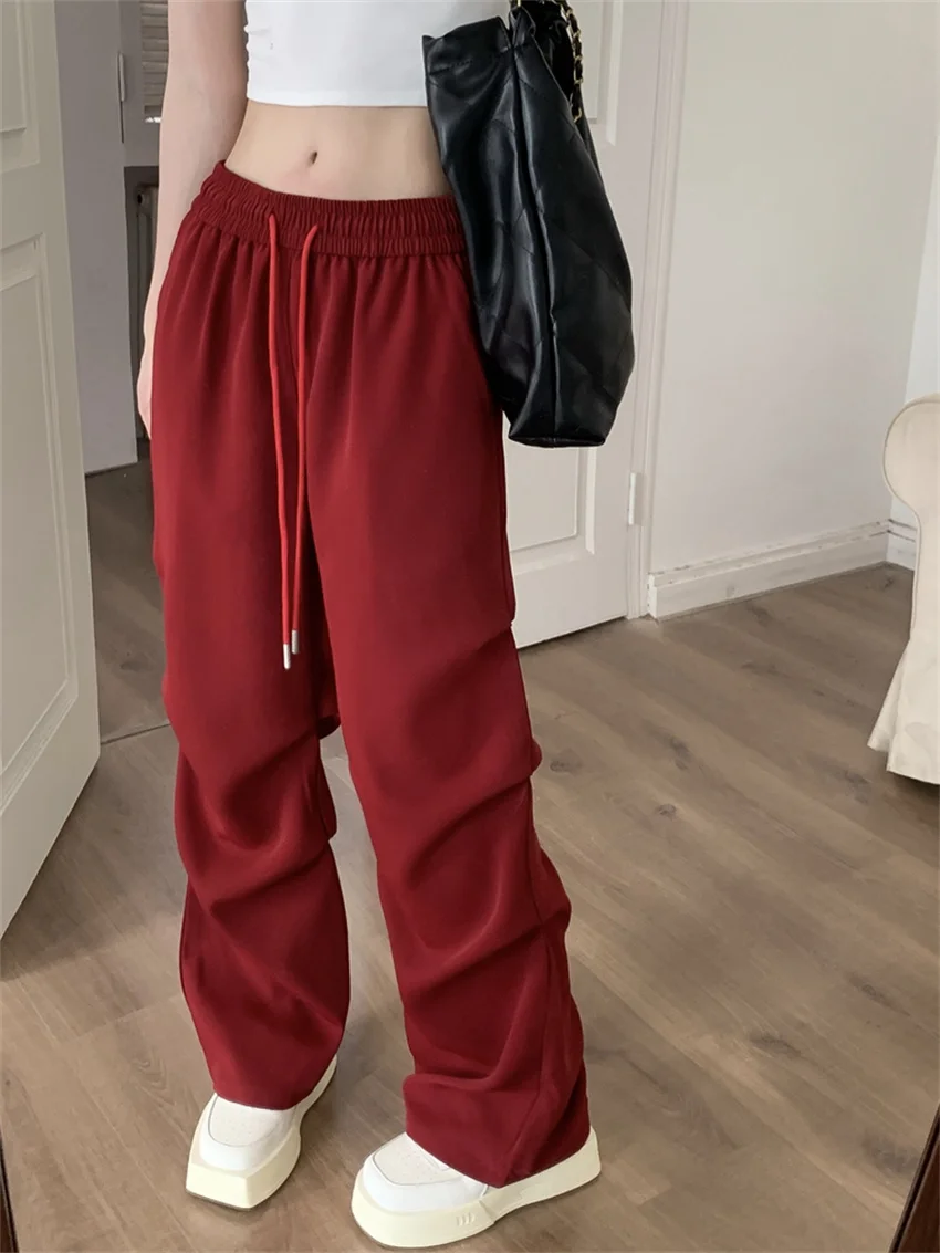 Alien Kitty Dance Women Trousers OL Elastic Waist Autumn Fashion Loose Solid 2023 New Office Lady Wide Leg Straight Casual Pants
Alien Kitty Dance Women Trousers OL Elastic Waist Autumn Fashion Loose Solid 2023 New Office Lady Wide Leg Straight Casual Pants