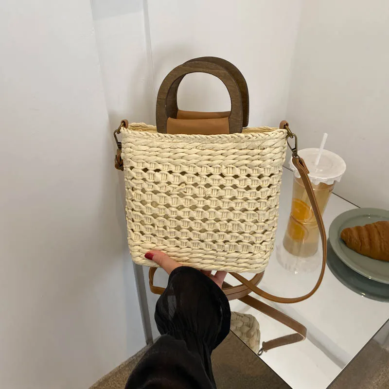 Women's shoulder bag straw woven bag shoulder sling handbag fashion large capacity rattan bag
Women's shoulder bag straw woven bag shoulder sling handbag fashion large capacity rattan bag