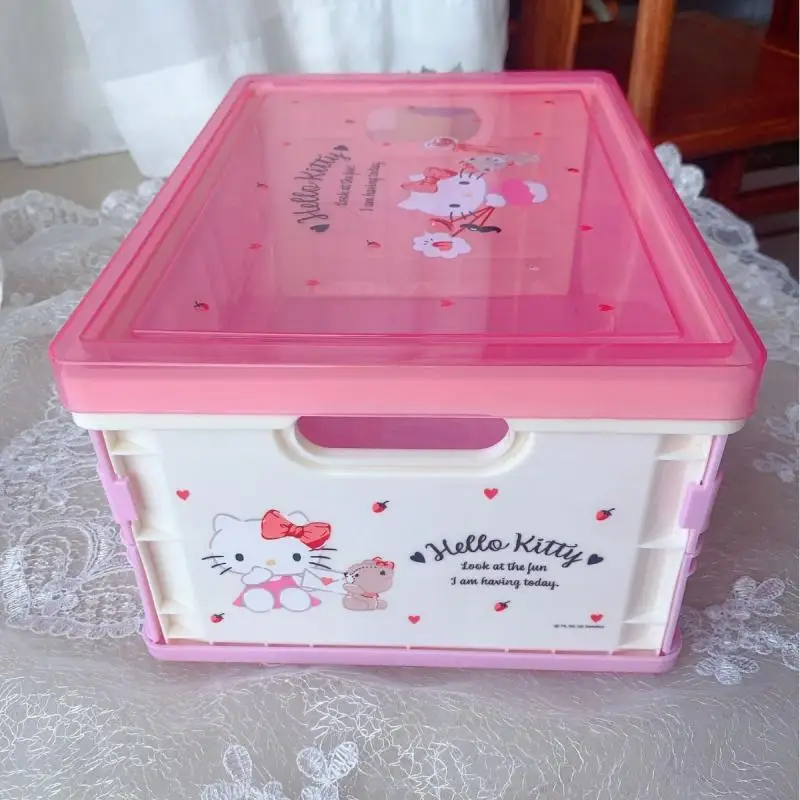 Sanrios Настольный ящик для хранения Hello Kitty мультяшная моя мелодия складная коробка Милая почтовая мультяшная Косметика Органайзер подарок для девочки
Sanrios Настольный ящик для хранения Hello Kitty мультяшная моя мелодия складная коробка Милая почтовая мультяшная Косметика Органайзер подарок для девочки
