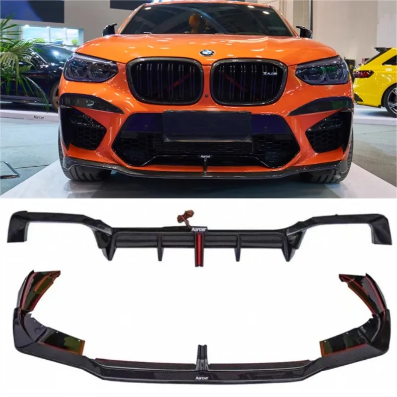 For BMW X3M X4M 2022 2023 2024 ReaI Dry Carbon Fiber Bumper Front Lip Rear Lip Spoiler Kit
For BMW X3M X4M 2022 2023 2024 ReaI Dry Carbon Fiber Bumper Front Lip Rear Lip Spoiler Kit