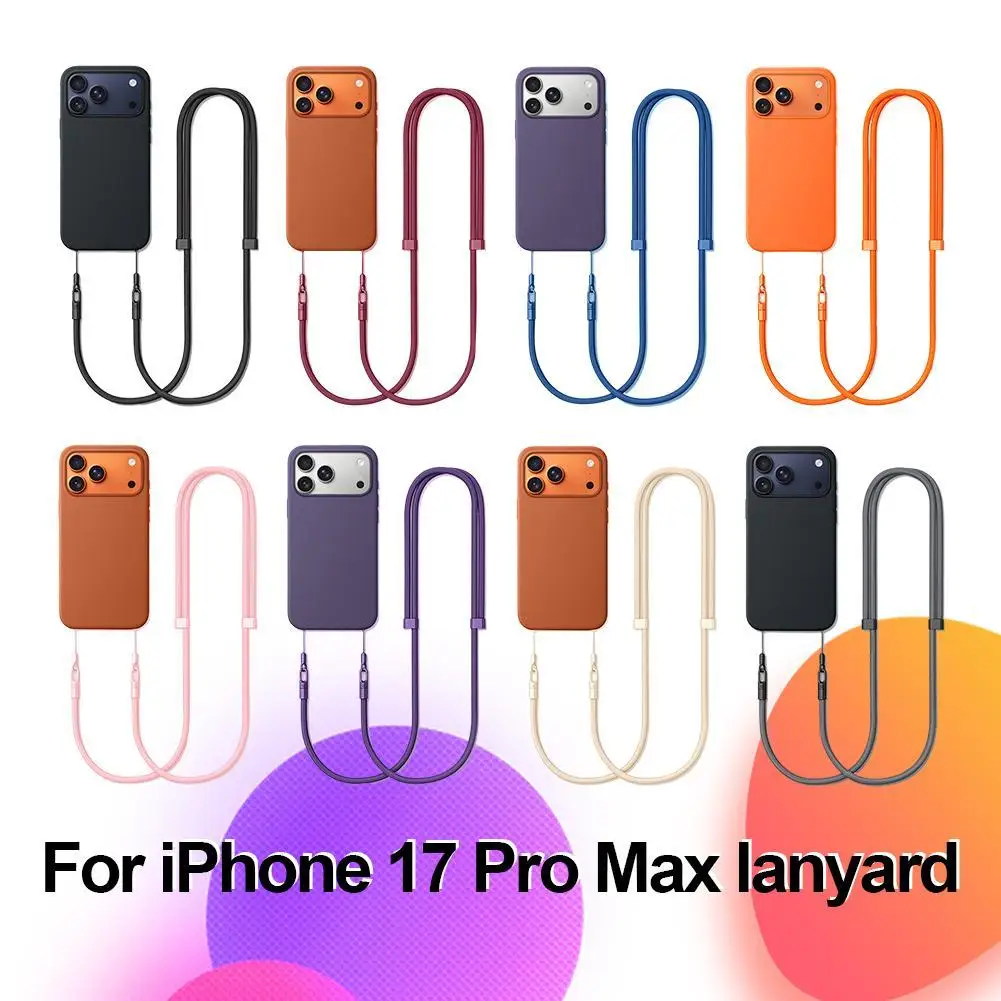 Регулируемый ремешок для телефона для IPhone 17 Pro Max, несколько цветов, универсальный шейный ремешок с двойной пряжкой и зажимом из ТПУ, аксессуар для телефона
Регулируемый ремешок для телефона для IPhone 17 Pro Max, несколько цветов, универсальный шейный ремешок с двойной пряжкой и зажимом из ТПУ, аксессуар для телефона