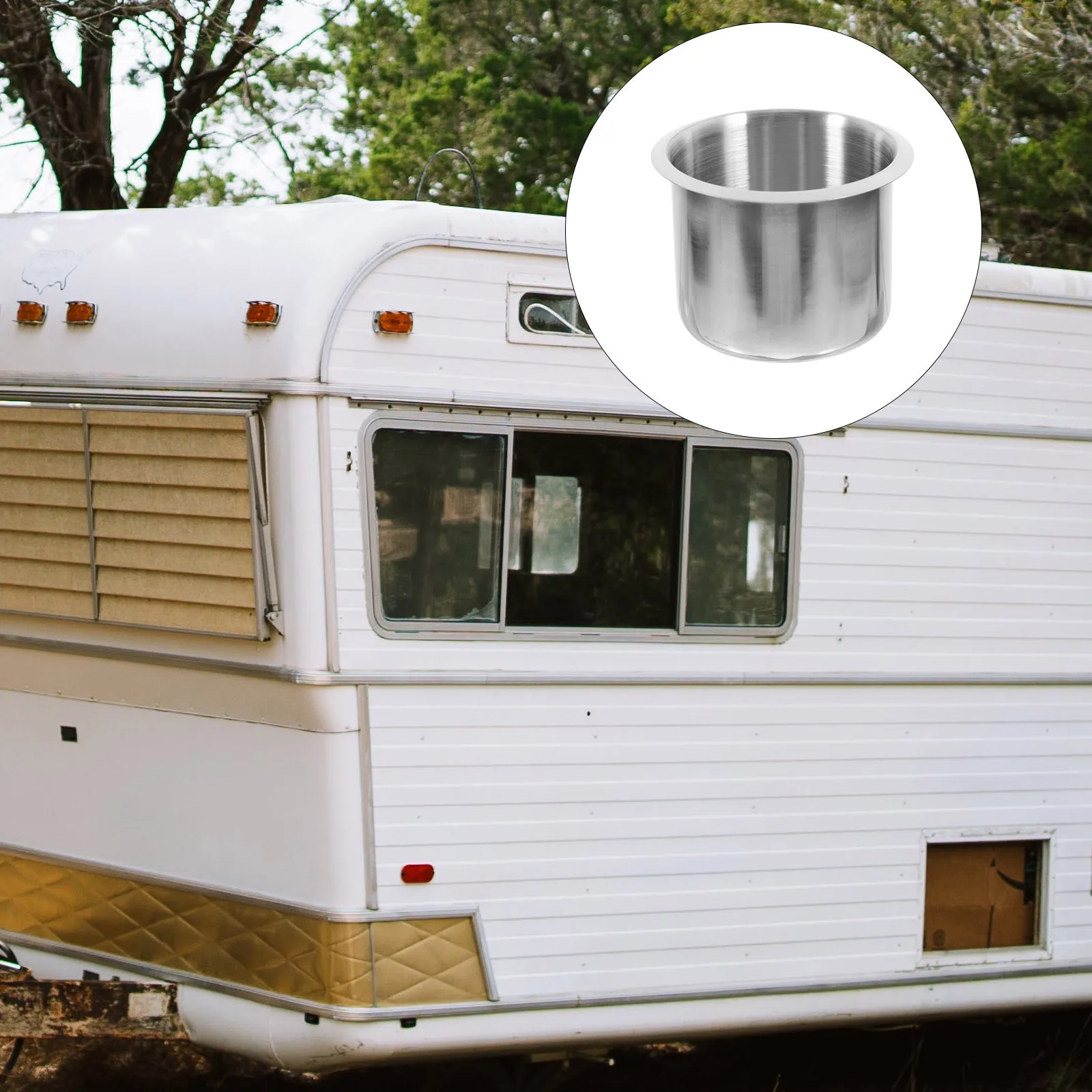 Stainless Steel Cup Holder Insert For Car Rv Couch Large Cups Anti Spill Drink Holder Replacement Universal Fit Durable Space
Stainless Steel Cup Holder Insert For Car Rv Couch Large Cups Anti Spill Drink Holder Replacement Universal Fit Durable Space