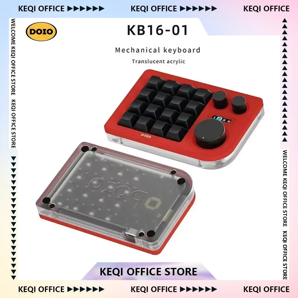 DOIO KB16-01 Мини-клавиатура, индивидуальный контроллер с тремя ручками, 16 клавиш QMK VIA, дизайнерская клавиатура, механическая клавиатура на заказ, подарки для ПК
DOIO KB16-01 Мини-клавиатура, индивидуальный контроллер с тремя ручками, 16 клавиш QMK VIA, дизайнерская клавиатура, механическая клавиатура на заказ, подарки для ПК