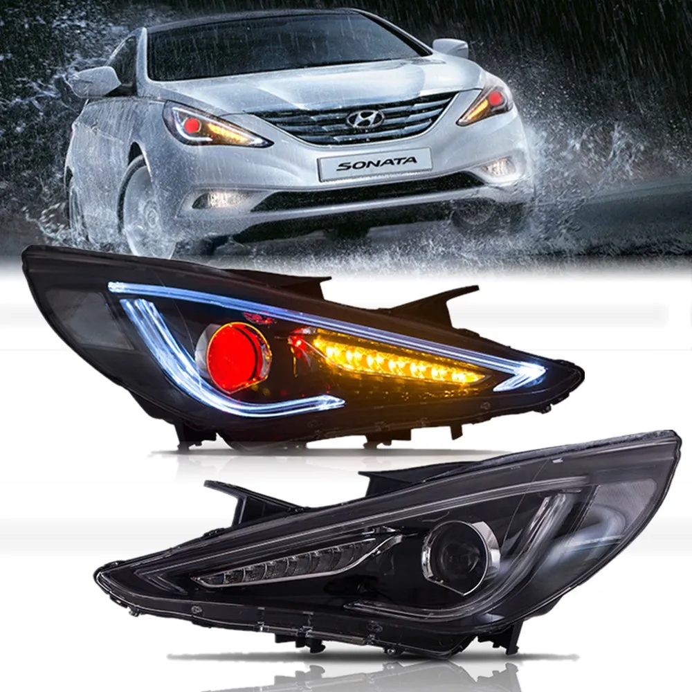 2pc Car Led Headlight Assembly For Hyundai Sonata 8 2011-2016 Auto Accessory Sonata Front DRL Turn Signal Lights
2pc Car Led Headlight Assembly For Hyundai Sonata 8 2011-2016 Auto Accessory Sonata Front DRL Turn Signal Lights