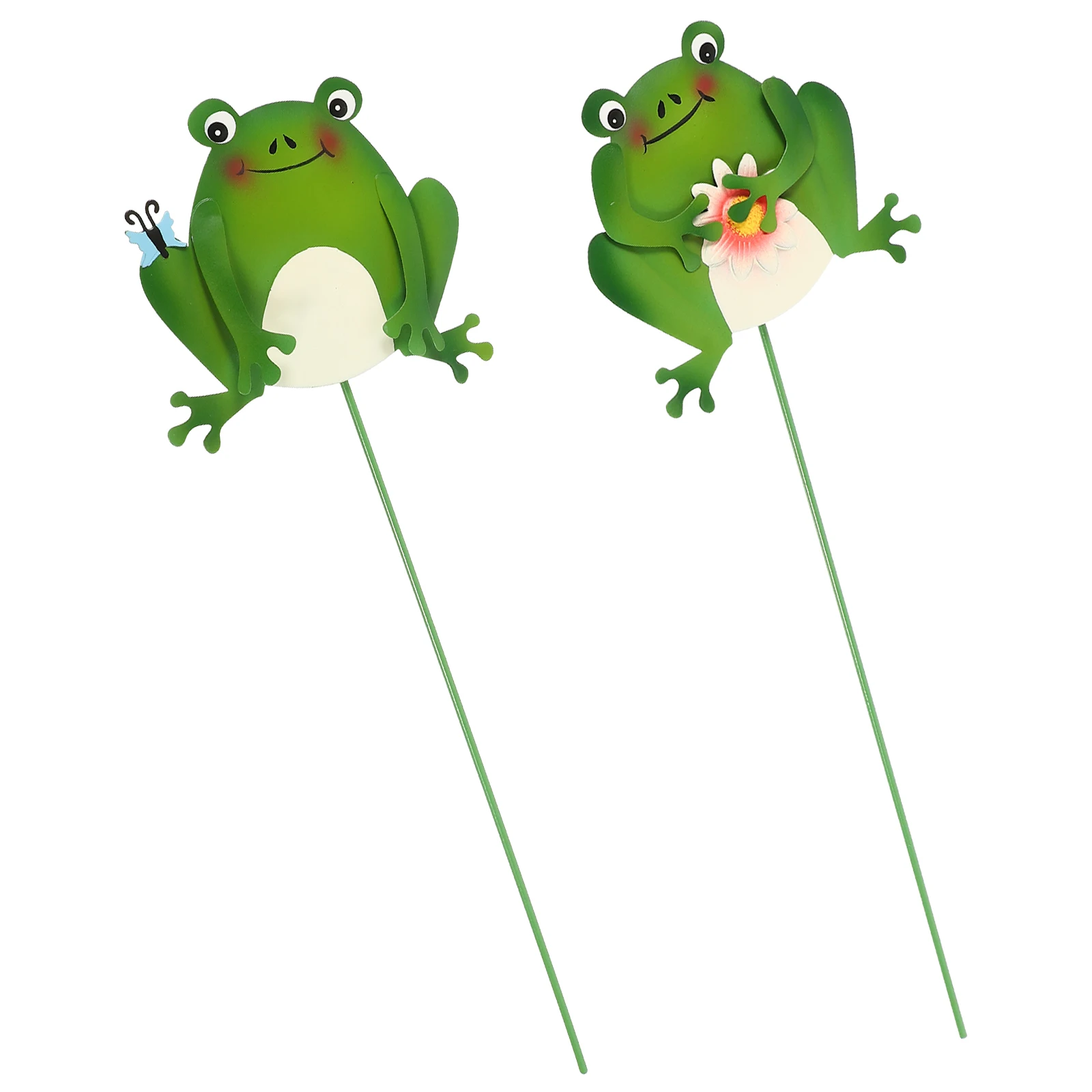 2pcs Metal Frogs Garden Stakes Lovely Frog Decorations for Outdoor Yard Lawn Patio Planter nament Landscape Design Brighten
2pcs Metal Frogs Garden Stakes Lovely Frog Decorations for Outdoor Yard Lawn Patio Planter nament Landscape Design Brighten