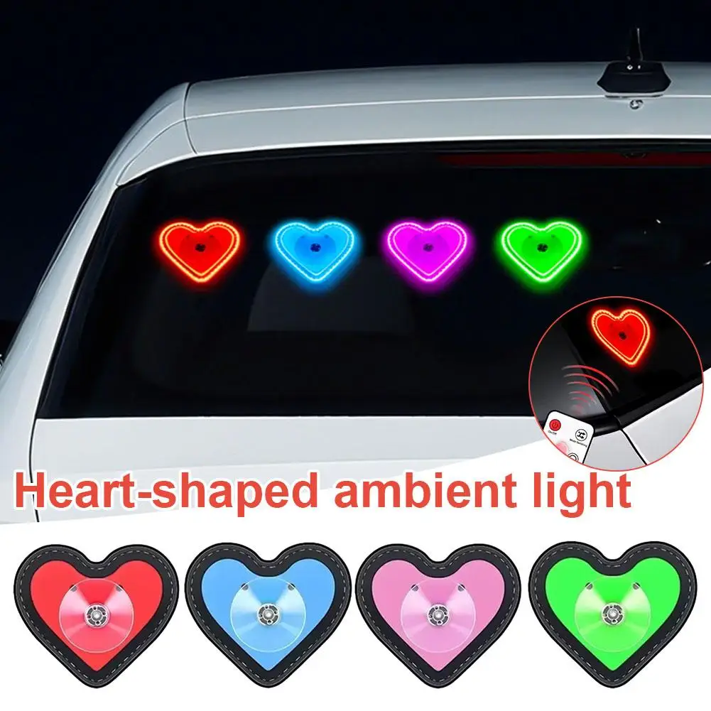 Светодиодный атмосферный светильник для окна автомобиля с дистанционным управлением, светящийся настроение, неоновая лампа, огни в форме сердца, украшение интерьера, окружающий USB B1m1
Светодиодный атмосферный светильник для окна автомобиля с дистанционным управлением, светящийся настроение, неоновая лампа, огни в форме сердца, украшение интерьера, окружающий USB B1m1