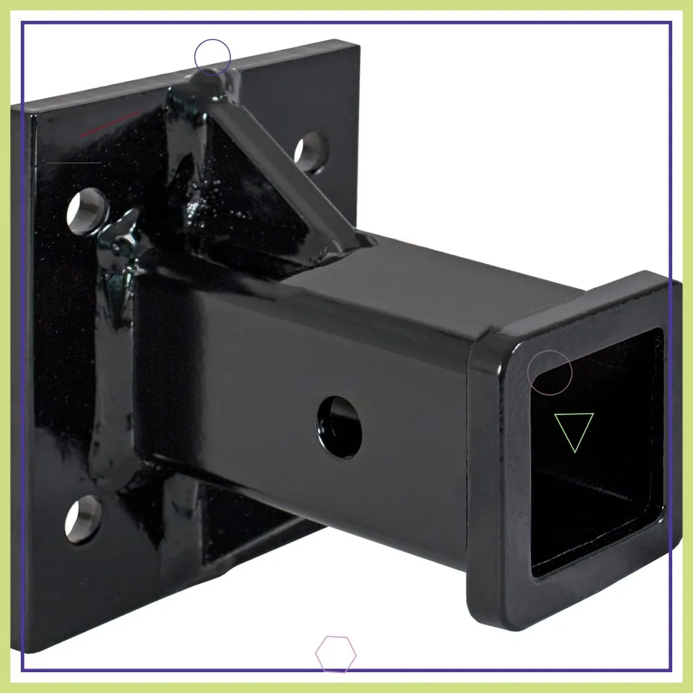 2-Inch Bolt-On Receiver Tube, 20,000 lbs Towing Capacity, Corrosion Resistant Black Finish for Hitch Accessories
2-Inch Bolt-On Receiver Tube, 20,000 lbs Towing Capacity, Corrosion Resistant Black Finish for Hitch Accessories