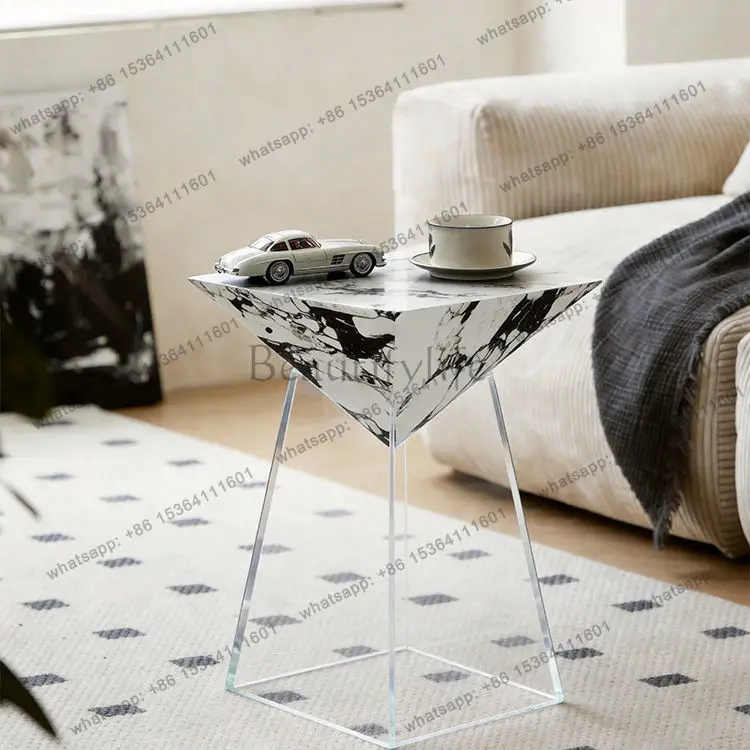 Italian light luxury acrylic minimalist transparent suspended edge table high-end coffee table
Italian light luxury acrylic minimalist transparent suspended edge table high-end coffee table