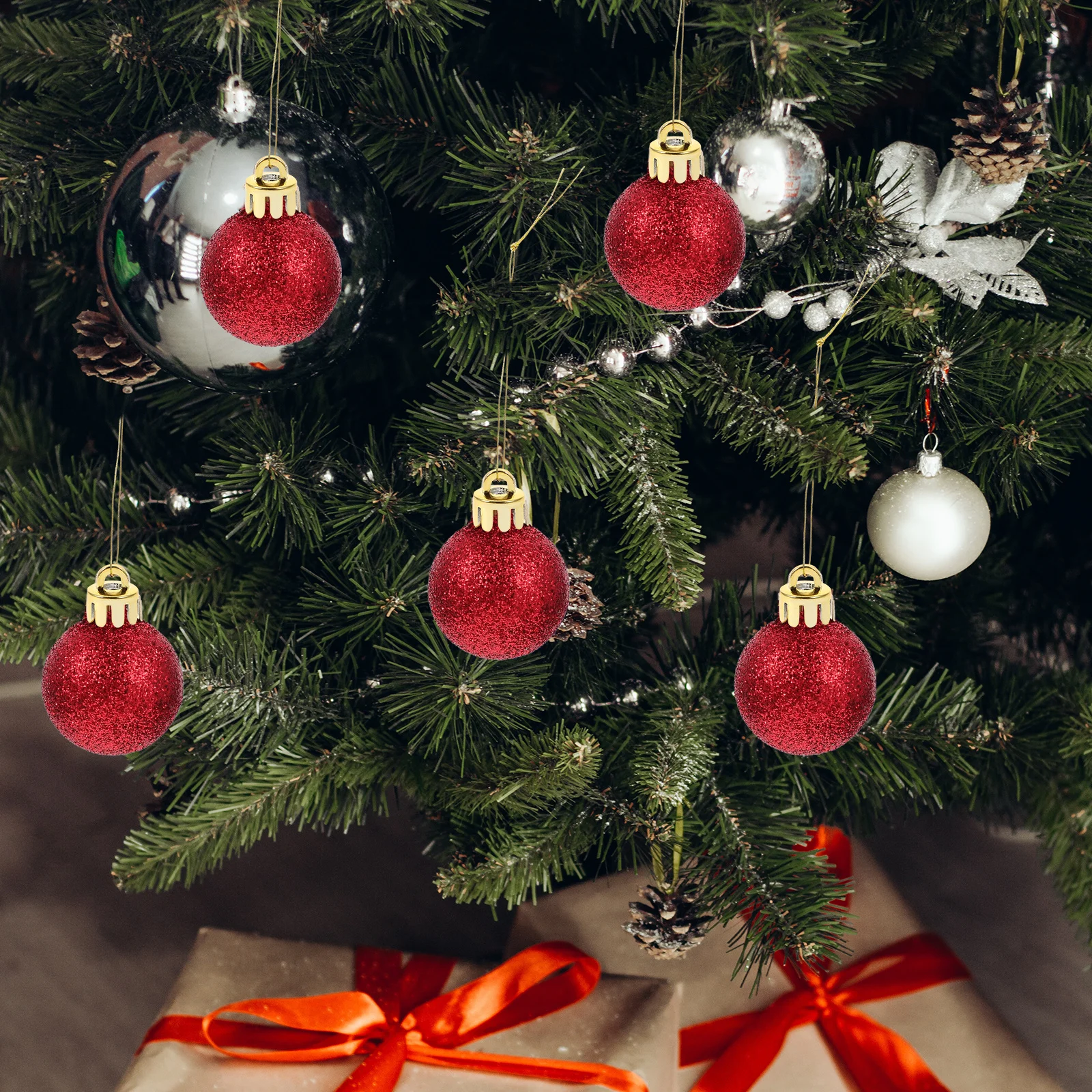 10Pcs DIY Plastic Ball Pendant End Caps Decorative Covers Christmas Ornament Balls Hanging Ball Caps Creative Accessories
10Pcs DIY Plastic Ball Pendant End Caps Decorative Covers Christmas Ornament Balls Hanging Ball Caps Creative Accessories