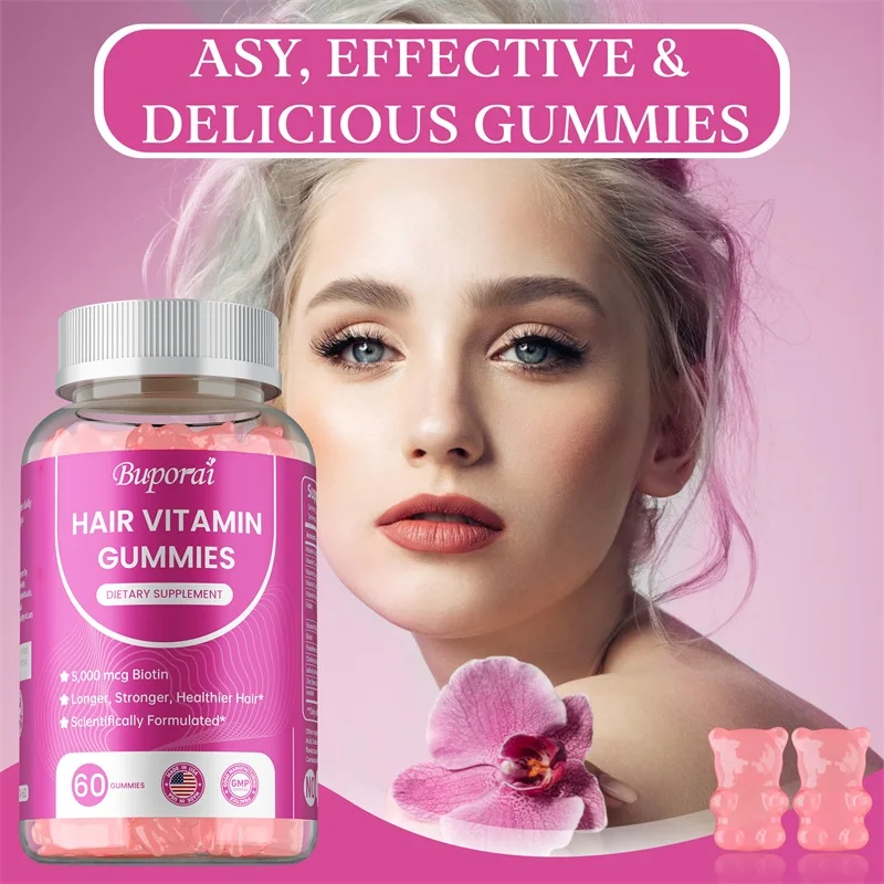 Hair Vitamin Gummies - Suitable for Women and Men To Support Faster Hair Growth, Stronger Nails, and Healthier Skin
Hair Vitamin Gummies - Suitable for Women and Men To Support Faster Hair Growth, Stronger Nails, and Healthier Skin