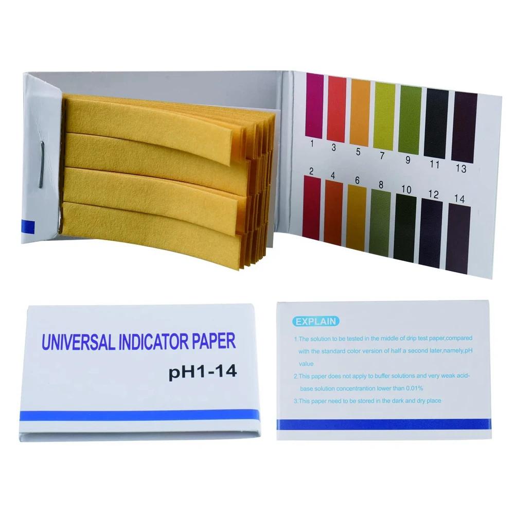 6Packs Of 480Pcs PH Test Strips PH Range 1-14 Litmus Paper For Saliva,Water,Soil Testing,Pet Cosmetics,Food PH Testing New
6Packs Of 480Pcs PH Test Strips PH Range 1-14 Litmus Paper For Saliva,Water,Soil Testing,Pet Cosmetics,Food PH Testing New