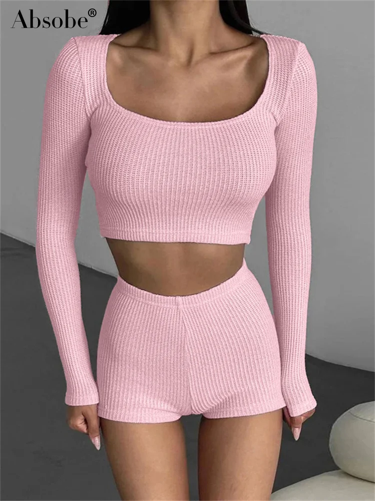 Absobe High Rise Solid Shorts Set Women’s New In Matching Sets Crop Top Hot Shorts 2 Pieces For Female Leisure Suit Streetwear
Absobe High Rise Solid Shorts Set Women’s New In Matching Sets Crop Top Hot Shorts 2 Pieces For Female Leisure Suit Streetwear