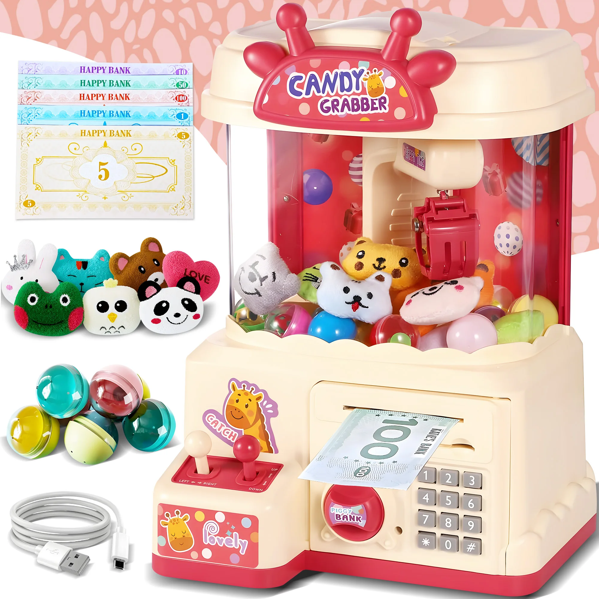 Electronic Claw Game Machine Travel Games for Kids Handheld Game Toys Great Birthday Gifts for Boys Girls Claw Machine for Kids
Electronic Claw Game Machine Travel Games for Kids Handheld Game Toys Great Birthday Gifts for Boys Girls Claw Machine for Kids