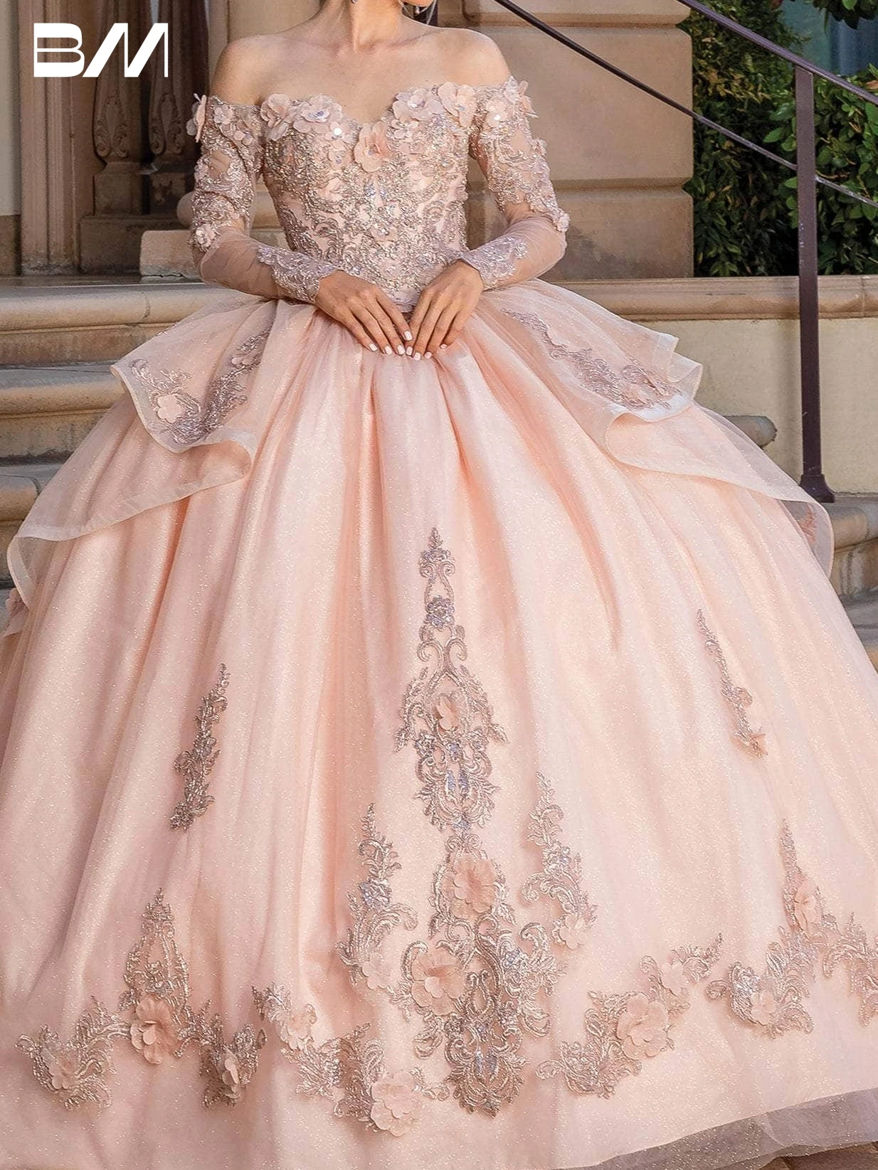 Платье Quinceanera с открытыми плечами и длинными рукавами, кружевное платье с аппликацией из бисера, Vestidos De 15, бальное платье Quinceañer из тюля для женщин на заказ
Платье Quinceanera с открытыми плечами и длинными рукавами, кружевное платье с аппликацией из бисера, Vestidos De 15, бальное платье Quinceañer из тюля для женщин на заказ