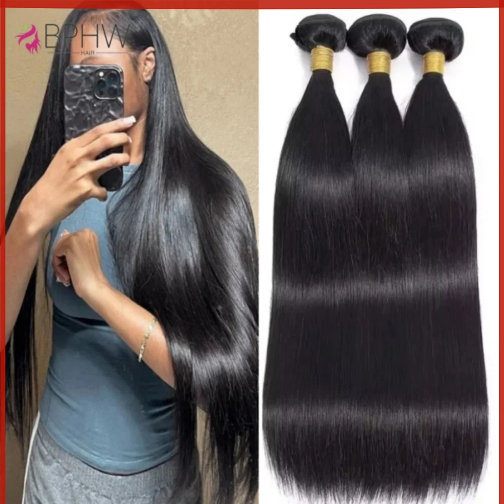 Bone Straight Bundles 1/3/4 Pcs Natural Black Women Sew In Remy Human Hair Extension Brazilian Long Hair Wholesale BPHW Hair
Bone Straight Bundles 1/3/4 Pcs Natural Black Women Sew In Remy Human Hair Extension Brazilian Long Hair Wholesale BPHW Hair