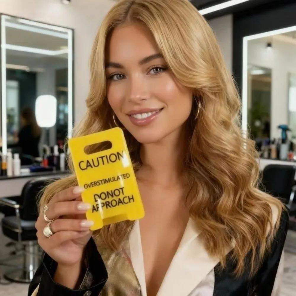 Vibrant Yellow Hair Claw Clip Hair Accessories Frosted Caution Sign Hair Claw Clip Strong Grip Funny Hair Clips Girls Gift
Vibrant Yellow Hair Claw Clip Hair Accessories Frosted Caution Sign Hair Claw Clip Strong Grip Funny Hair Clips Girls Gift