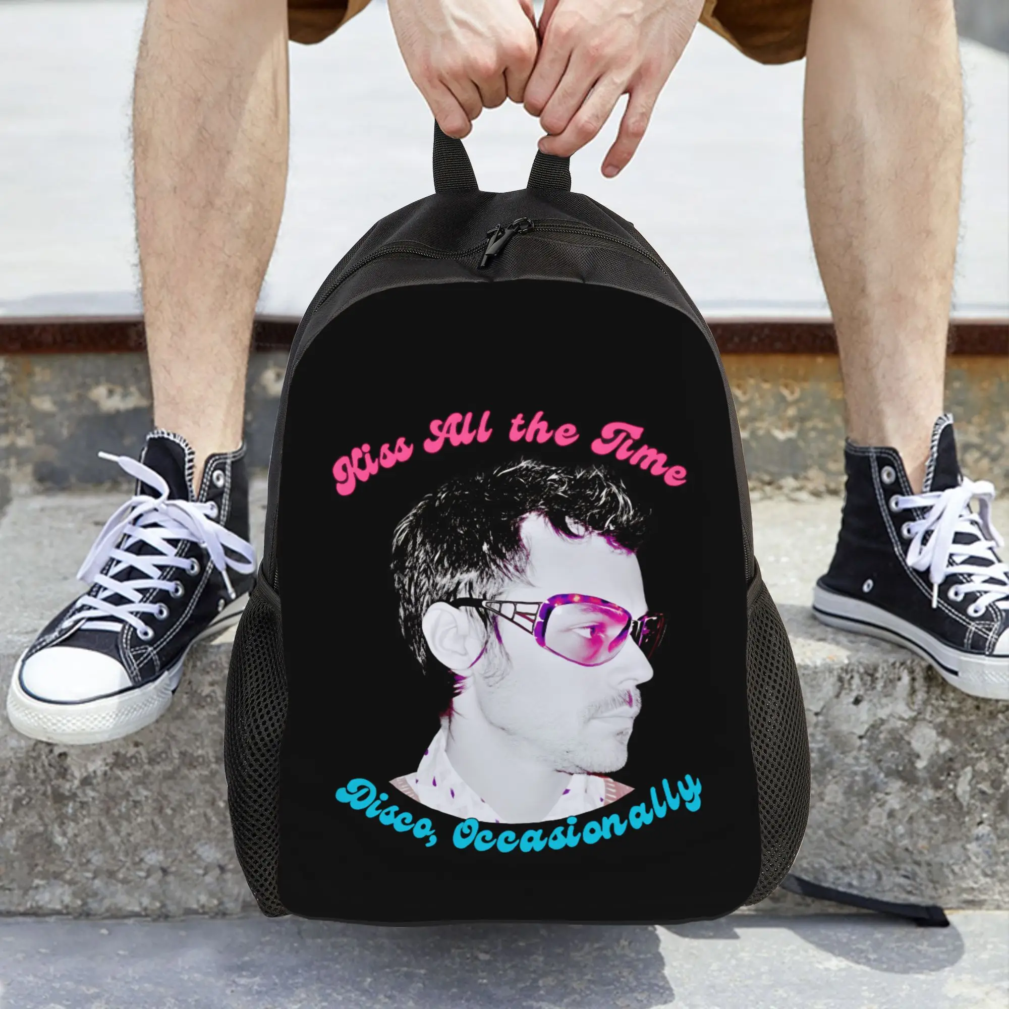 Harrys Styles Kiss All The Time Album Backpack Unisex Polyester Hiking Backpacks Large Pretty School Bags Rucksack
Harrys Styles Kiss All The Time Album Backpack Unisex Polyester Hiking Backpacks Large Pretty School Bags Rucksack
