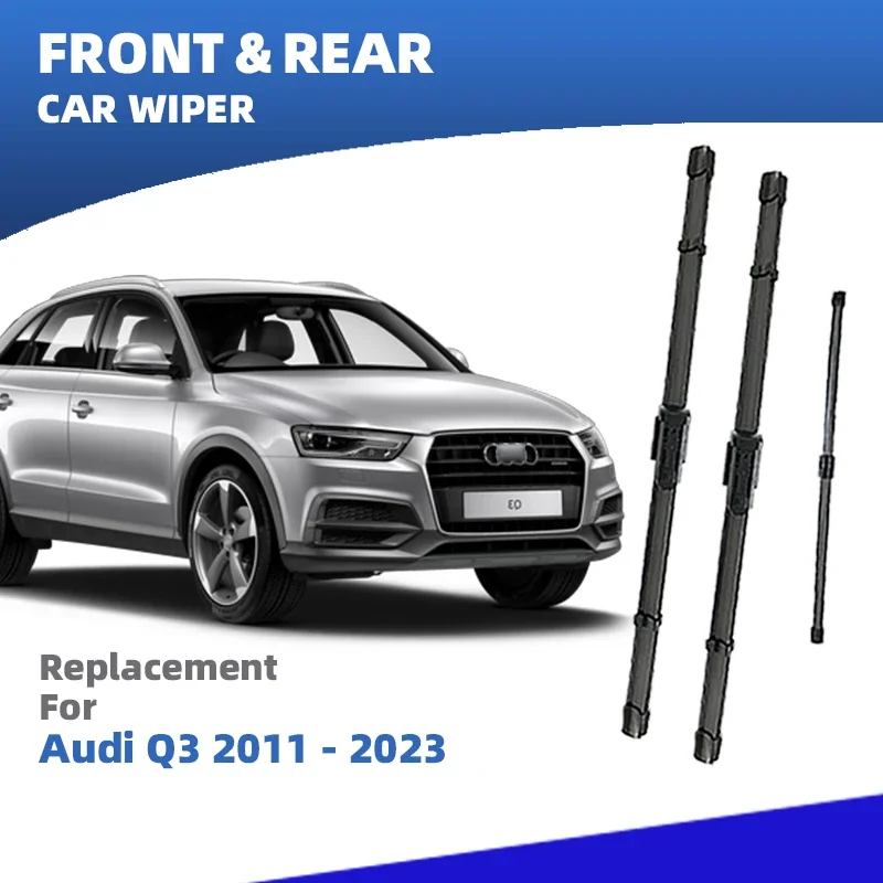 LHD Front Rear Windshield Wiper Blades For Audi Q3 8U MK1 F3 MK2 2011 - 2023 S-Line Sportback Windscreen Accessories 2016 2020
LHD Front Rear Windshield Wiper Blades For Audi Q3 8U MK1 F3 MK2 2011 - 2023 S-Line Sportback Windscreen Accessories 2016 2020
