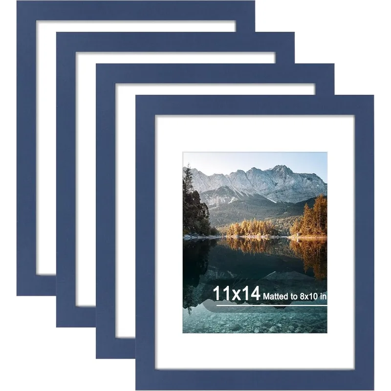11x14 Picture Frame Set of 4, High Definition Real Glass, Display Pictures 8x10 with Mat or 11x14 Without Mat
11x14 Picture Frame Set of 4, High Definition Real Glass, Display Pictures 8x10 with Mat or 11x14 Without Mat