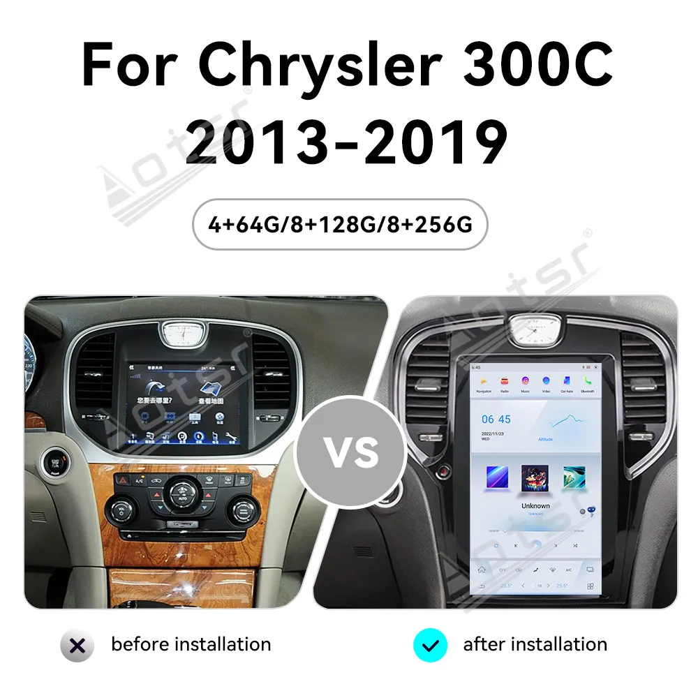 13.3 Inch Android 13 CarPlay Car Radio For Chrysler 300C 2013-2019 Touch Screen Multimedia Player GPS Navigation Car Accessories
13.3 Inch Android 13 CarPlay Car Radio For Chrysler 300C 2013-2019 Touch Screen Multimedia Player GPS Navigation Car Accessories
