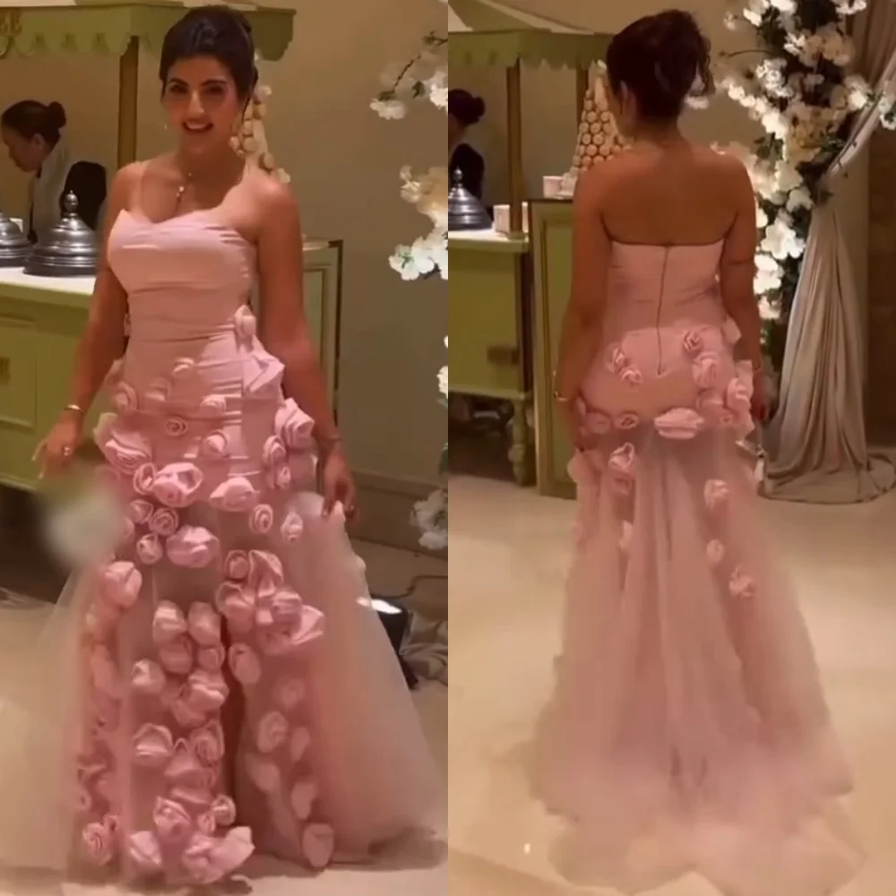 Customized High Quality Organza Pleat Flower A-line Strapless Long Dresses Bespoke Occasion Exquisite
Customized High Quality Organza Pleat Flower A-line Strapless Long Dresses Bespoke Occasion Exquisite