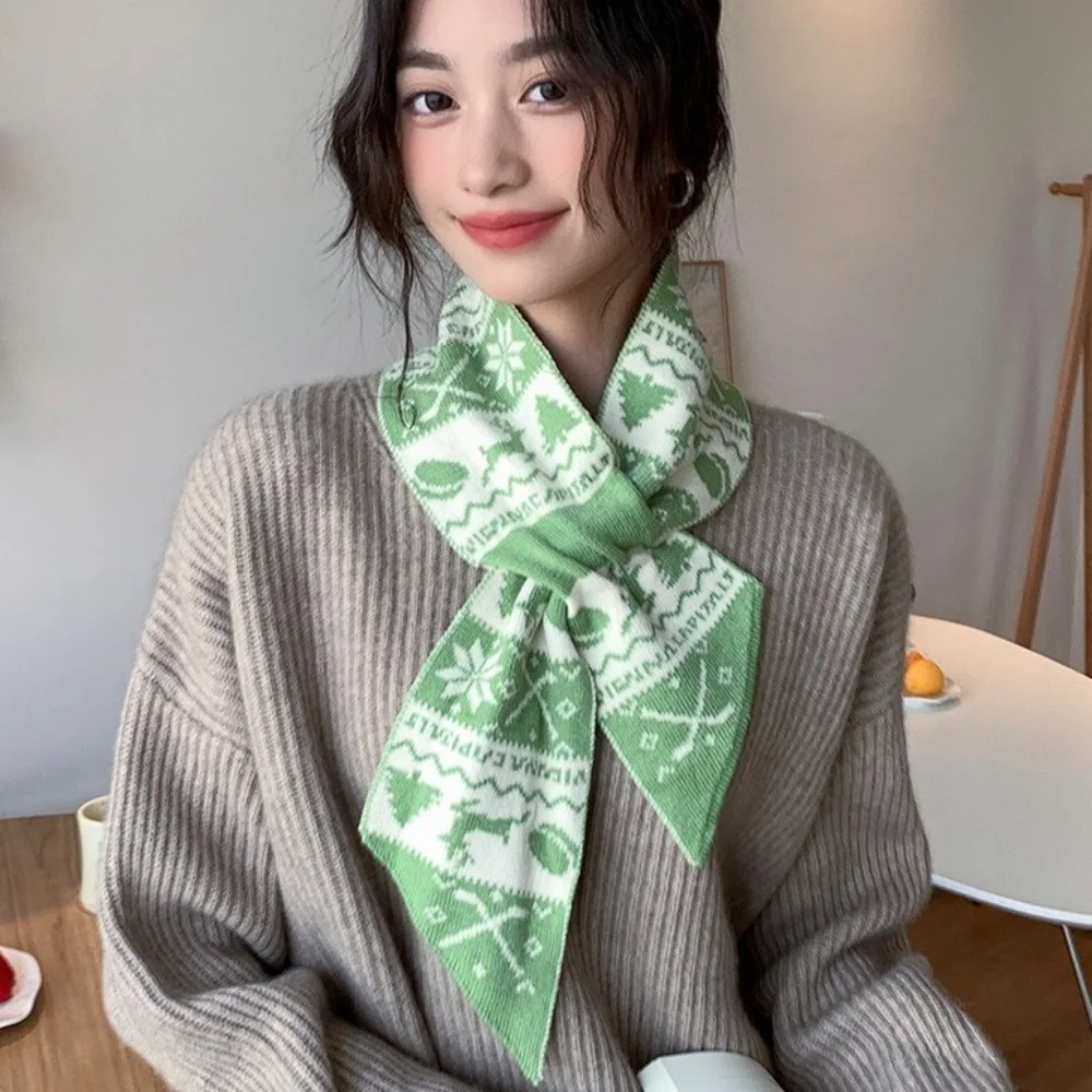 Cute Deer Winter Knitted Scarves Jacquard Bow Tie Women Scarf Windproof Crochet Woolen Neckerchiefs Gifts
Cute Deer Winter Knitted Scarves Jacquard Bow Tie Women Scarf Windproof Crochet Woolen Neckerchiefs Gifts