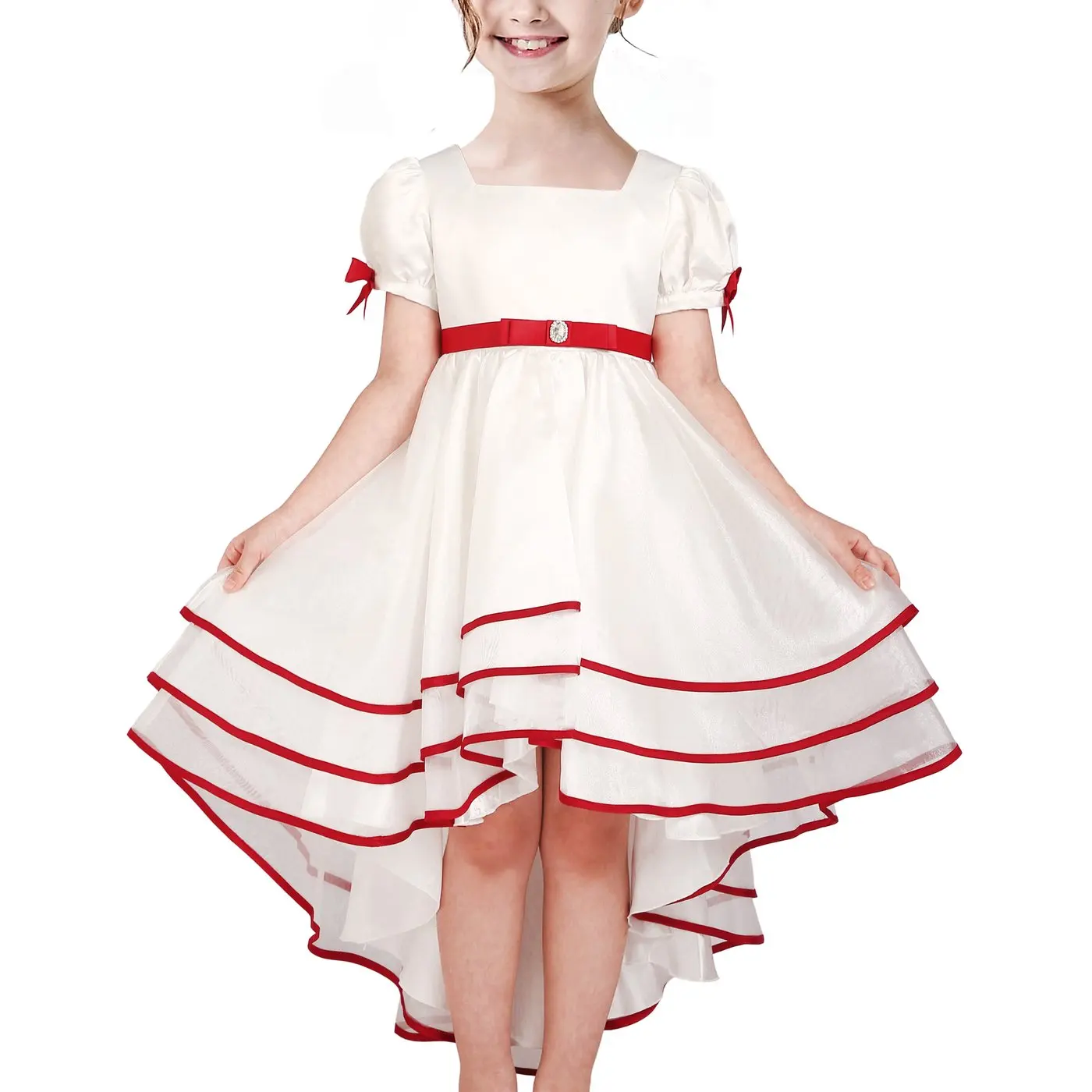 Girls Dress White Halloween Square Collar Layer Skirt Puff Short Sleeve
Girls Dress White Halloween Square Collar Layer Skirt Puff Short Sleeve
