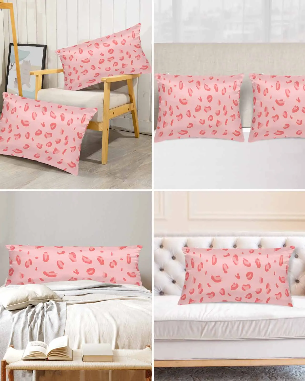 Pink Leopard Bed Satin Pillowcase Modern Sofa Pillow Cover Case Bedroom Satin Cushion Covers Home Decor
Pink Leopard Bed Satin Pillowcase Modern Sofa Pillow Cover Case Bedroom Satin Cushion Covers Home Decor